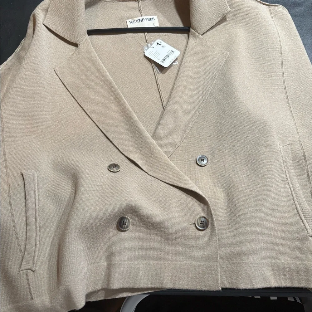 We The Free Women's Beige Blazer - Picture 5 of 6